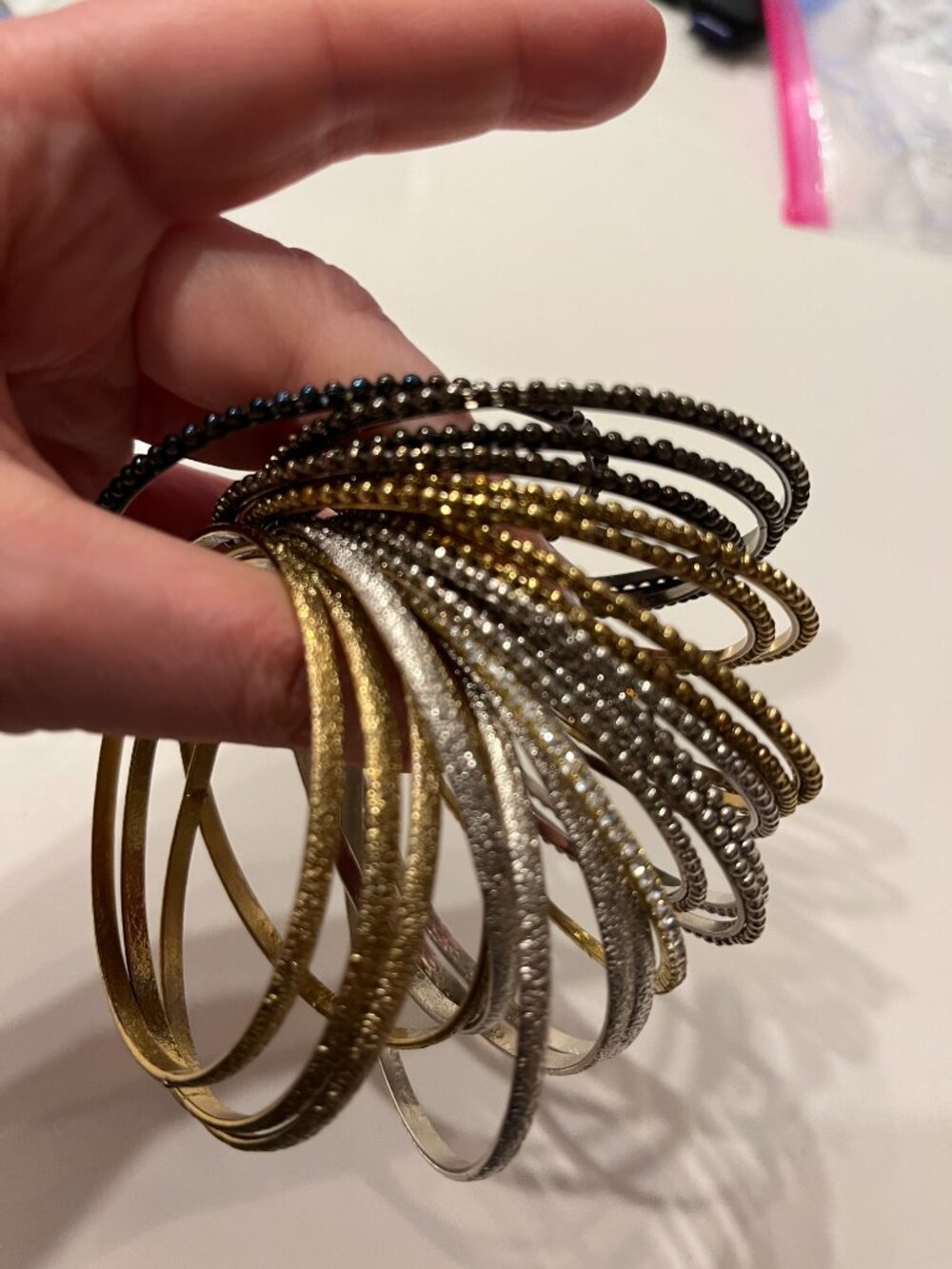 Bangle Bracelets‎ (Mixed Style, Set of 21)